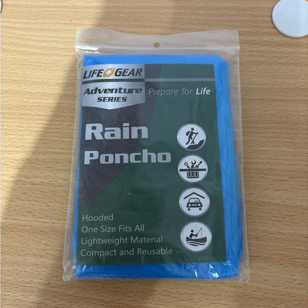 Lifegear Adventure Series Rain Poncho